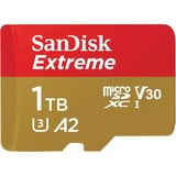 SanDisk Extreme 1024 GB MicroSDXC UHS-I Clase 3, Tarjeta de memoria 1024 GB, MicroSDXC, Clase 3, UHS-I, 190 MB/s, Class 1 (U1)