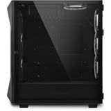 Sharkoon REV300 Torre Negro, Cajas de torre negro, Torre, PC, Negro, ATX, EATX, micro ATX, Mini-ITX, Vidrio templado, Ventiladores de la caja