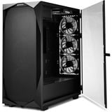 Sharkoon REV300 Torre Negro, Cajas de torre negro, Torre, PC, Negro, ATX, EATX, micro ATX, Mini-ITX, Vidrio templado, Ventiladores de la caja