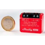 Shelly Plus 1PM Mini Gen3, Relé rojo/Negro