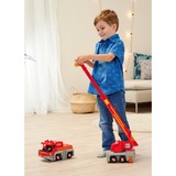 Simba Sam el Bombero grúa de rescate 2 en 1, Vehículo de juguete rojo/Amarillo