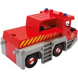 Simba Sam el Bombero grúa de rescate 2 en 1, Vehículo de juguete rojo/Amarillo
