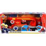 Simba Sam el Bombero grúa de rescate 2 en 1, Vehículo de juguete rojo/Amarillo