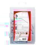 fischer Ayudantes prácticos, mudanza & entrada, Pasador gris claro/Rojo