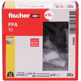 fischer Taco para hormigón celular FFA 10, Pasador gris claro