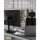 goobay Plus Cable DisplayPort 2.0/2.1, 8K @ 144Hz, 54 Gbit/s gris