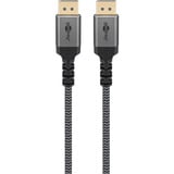 goobay Plus Cable DisplayPort 2.0/2.1, 8K @ 144Hz, 54 Gbit/s gris