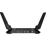 ASUS GT-AX6000 AiMesh router inalámbrico Gigabit Ethernet Doble banda (2,4 GHz / 5 GHz) Negro Wi-Fi 6 (802.11ax), Doble banda (2,4 GHz / 5 GHz), Ethernet, 3G, Negro, Router de sobremesa