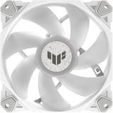 ASUS TUF GAMING TF120 ARGB, Ventilador blanco/Transparente