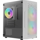 Aerocool TRINITYMINIWHV3 Caja Gaming Micro ATX Cristal Templado 3xVentiladores RGB Blanco, Cajas de torre blanco, Mini Tower, PC, Blanco, micro ATX, Mini-ITX, ABS, SPCC, Juego