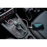 Ansmann Cable de silicona USB-C a USB-C rosa