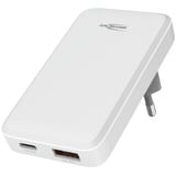 Ansmann Cargador de pared USB-C 265PD / 3 A / 65 W / 2 puertos blanco
