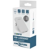 Ansmann Cargador de pared USB-C 265PD / 3 A / 65 W / 2 puertos blanco