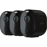 Arlo Pro 4 Caja Cámara de seguridad IP Interior y exterior 2560 x 1440 Pixeles Pared, Cámara de vigilancia negro, Cámara de seguridad IP, Interior y exterior, Inalámbrico, FCC, CE, IC, EU RoHS, EU-REACH, EuP1275, WERCS, Pared, Negro