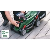 Bosch 37-550 Cortacésped de empuje a gasolina Batería Negro, Verde verde/Negro, Cortacésped de empuje a gasolina, 550 m², 37 cm, 2,5 cm, 7 cm, Cuchillas giratorias