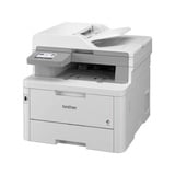 Brother MFC-L8340CDW impresora multifunción LED 600 x 2400 DPI 30 ppm Wifi, Impresora multifuncional gris claro, LED, Impresión a color, 600 x 2400 DPI, Copia a color, Impresión directa, Blanco