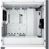 Corsair 5000D AIRFLOW Midi Tower Blanco, Cajas de torre blanco, Midi Tower, PC, Blanco, Plástico, Acero, Vidrio templado, Juego, 17 cm