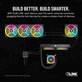 Corsair iCUE LINK QX120 RGB 120mm Reacondicionado, Ventilador negro