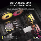 Corsair iCUE LINK TITAN 360 RX RGB Reacondicionado, Refrigeración por agua negro