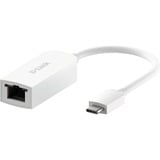 D-Link DUB-E250 adaptador y tarjeta de red Ethernet 2500 Mbit/s, Adaptador de red Alámbrico, USB Tipo C, Ethernet, 2500 Mbit/s, Blanco