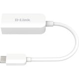 D-Link DUB-E250 adaptador y tarjeta de red Ethernet 2500 Mbit/s, Adaptador de red Alámbrico, USB Tipo C, Ethernet, 2500 Mbit/s, Blanco