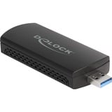 DeLOCK Adaptador USB WLAN Wi-Fi 6E de banda dual AX5400 (2 x 2402 + 574 Mbps) 