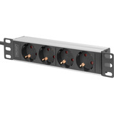 Digitus DN-95418, Regleta negro/Aluminio