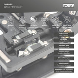 Digitus Dispositivo de separación de fibra óptica, Herramienta de montaje negro