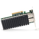 Digitus Ethernet de 2 puertos de 10 Gigabit, Adaptador de red 