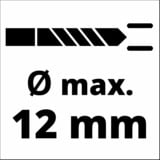 EINHELL 2351233 accesorio y suministro de vacío, Boquilla negro, Negro, 80 mm, 150 mm, 180 mm, 90 g, 174 g