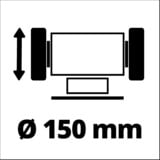 EINHELL Lijadora doble TC-BG 150, Esmeriladora doble rojo/Negro