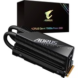 GIGABYTE AORUS Gen4 7000s M.2 2000 GB PCI Express 4.0 3D TLC NAND NVMe, Unidad de estado sólido negro, 2000 GB, M.2, 7000 MB/s