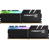 G.Skill DIMM 16 GB DDR4-3000 Kit, Memoria RAM negro, F4-3000C16D-16GTZR, Trident Z RGB