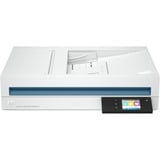 HP ScanJet Enterprise Flow N6600 fnw1 Escáner de cama plana 1200 x 1200 DPI A4 Blanco, Escáner plano blanco, 216 x 356 mm, 1200 x 1200 DPI, 50 ppm, Escáner de cama plana, Blanco, 7,11 cm (2.8")