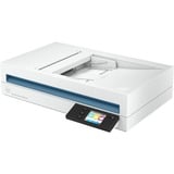 HP ScanJet Enterprise Flow N6600 fnw1 Escáner de cama plana 1200 x 1200 DPI A4 Blanco, Escáner plano blanco, 216 x 356 mm, 1200 x 1200 DPI, 50 ppm, Escáner de cama plana, Blanco, 7,11 cm (2.8")