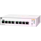 Hewlett Packard Enterprise Aruba Instant On 1830 8G Gestionado L2 Gigabit Ethernet (10/100/1000), Interruptor/Conmutador Gestionado, L2, Gigabit Ethernet (10/100/1000), Bidireccional completo (Full duplex), Montaje en rack