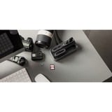 Kingston Acoplamiento de Estación de flujo de trabajo USB 3.2 Gen2 con concentrador USB-A/C 5G, Estación de acoplamiento plateado/Negro