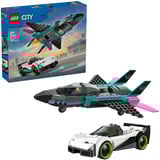 LEGO City Avión a chorro vs. Coche de carreras, Juegos de construcción 