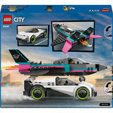 LEGO City Avión a chorro vs. Coche de carreras, Juegos de construcción 