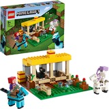 LEGO Minecraft 21171 El Establo de los Caballos, Juguete con Mini Figuras, Juegos de construcción Juguete con Mini Figuras, Juego de construcción, 8 año(s), Plástico, 241 pieza(s), 370 g