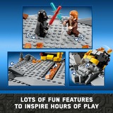 LEGO Star Wars 75334 Obi-Wan Kenobi vs. Darth Vader, Juguete de Construcción, Juegos de construcción Juguete de Construcción, Juego de construcción, 8 año(s), Plástico, 408 pieza(s), 677 g