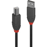 Lindy Cable USB 2.0 Tipo A a B, Anthra Line negro