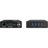 Lindy USB 3.2 Gen 1 Cat.6A HDBaseT Extender, Extensor USB negro