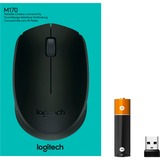 Logitech B170 Black Bp ratón Ambidextro RF inalámbrico Óptico negro, Ambidextro, Óptico, RF inalámbrico, Negro