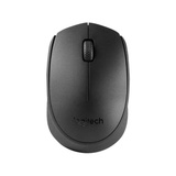 Logitech B170 Ratones, Ratón negro, Ambidextro, Óptico, RF inalámbrico, Negro, Gris