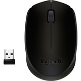 Logitech B170 ratón Ambidextro RF inalámbrico Óptico negro, Ambidextro, Óptico, RF inalámbrico, Negro