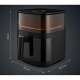 Medion Freidora de aire Life X10 MD11780 XL, Freidora de aire caliente negro