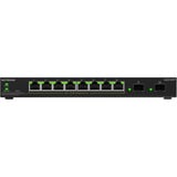 Netgear Smart Managed Essentials Switch (GS310TPv2), Interruptor/Conmutador negro