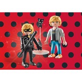 PLAYMOBIL Miraculous: Adrien & Cat Noir, Juegos de construcción 