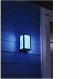 Philips Hue White & Color Ambiance Impress Aplique de pared exterior, Luz de LED negro